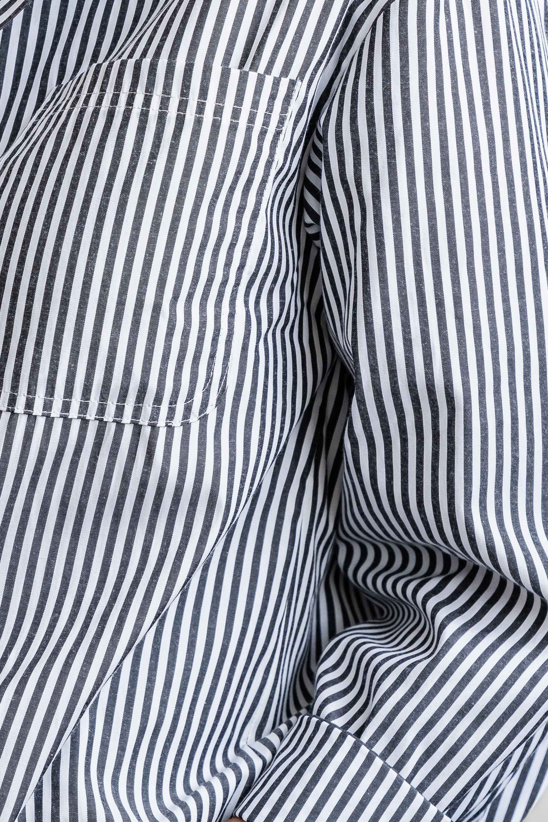 Classic Stripe Shirt - White / Black