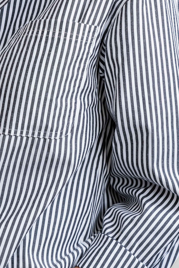 Classic Stripe Shirt - White / Black