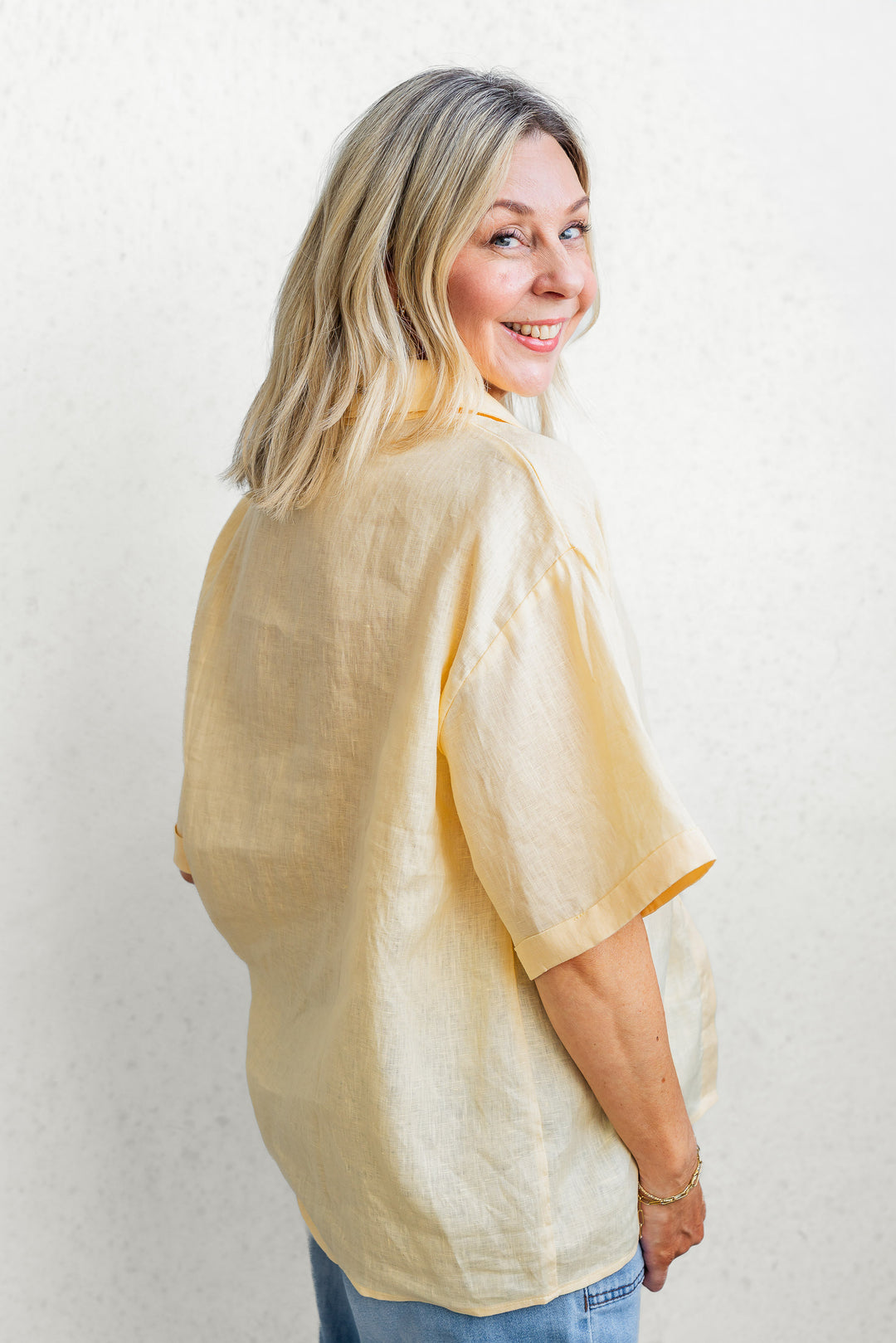 Lincoln Linen Shirt - Butter