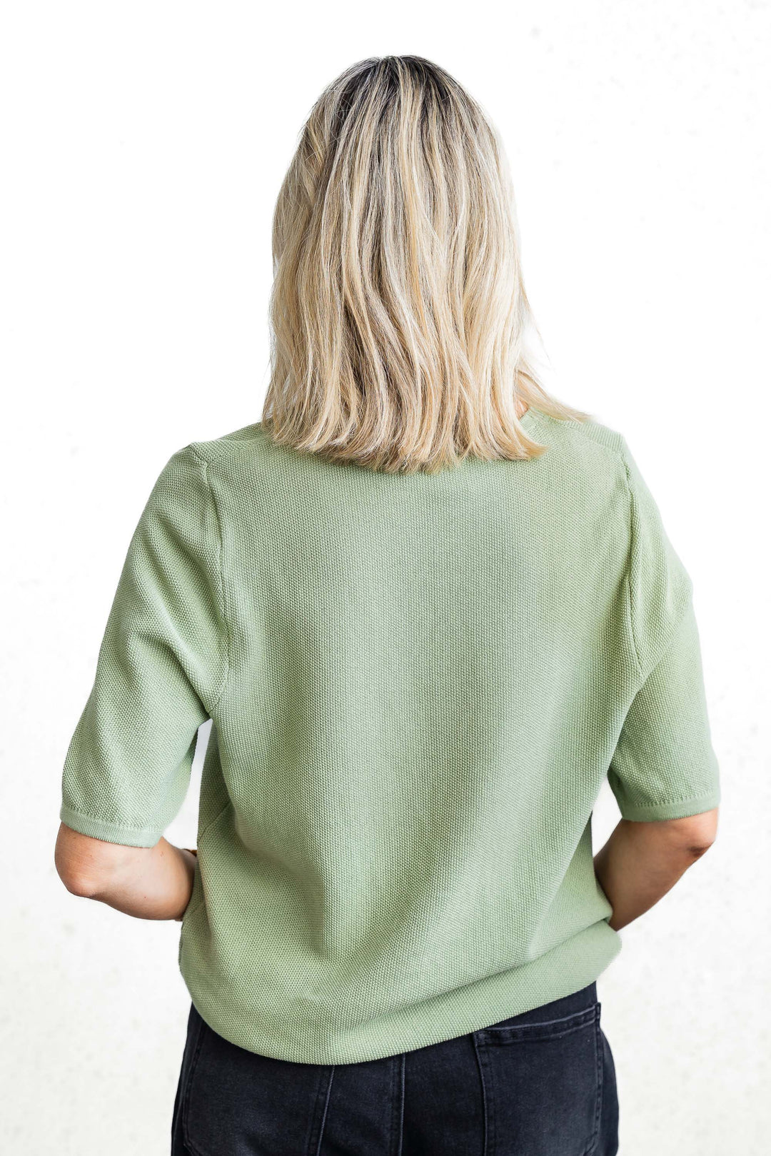 Bally Knit Tee - Sage