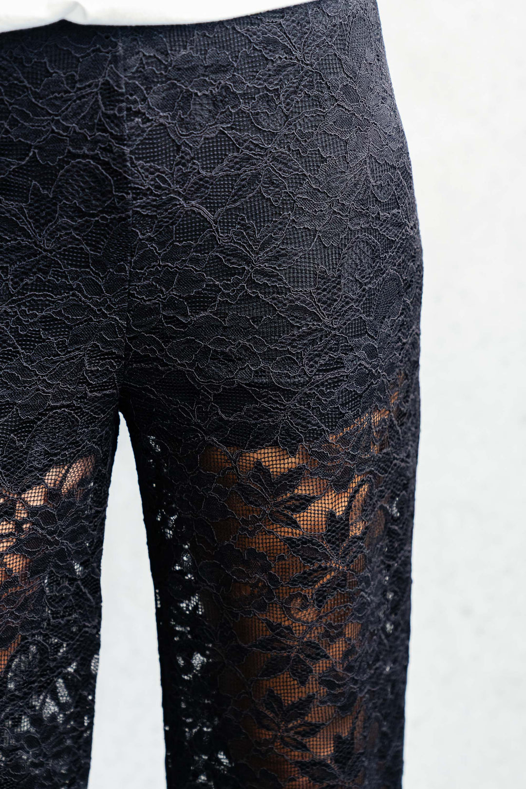 Zara Lace Pant - Black