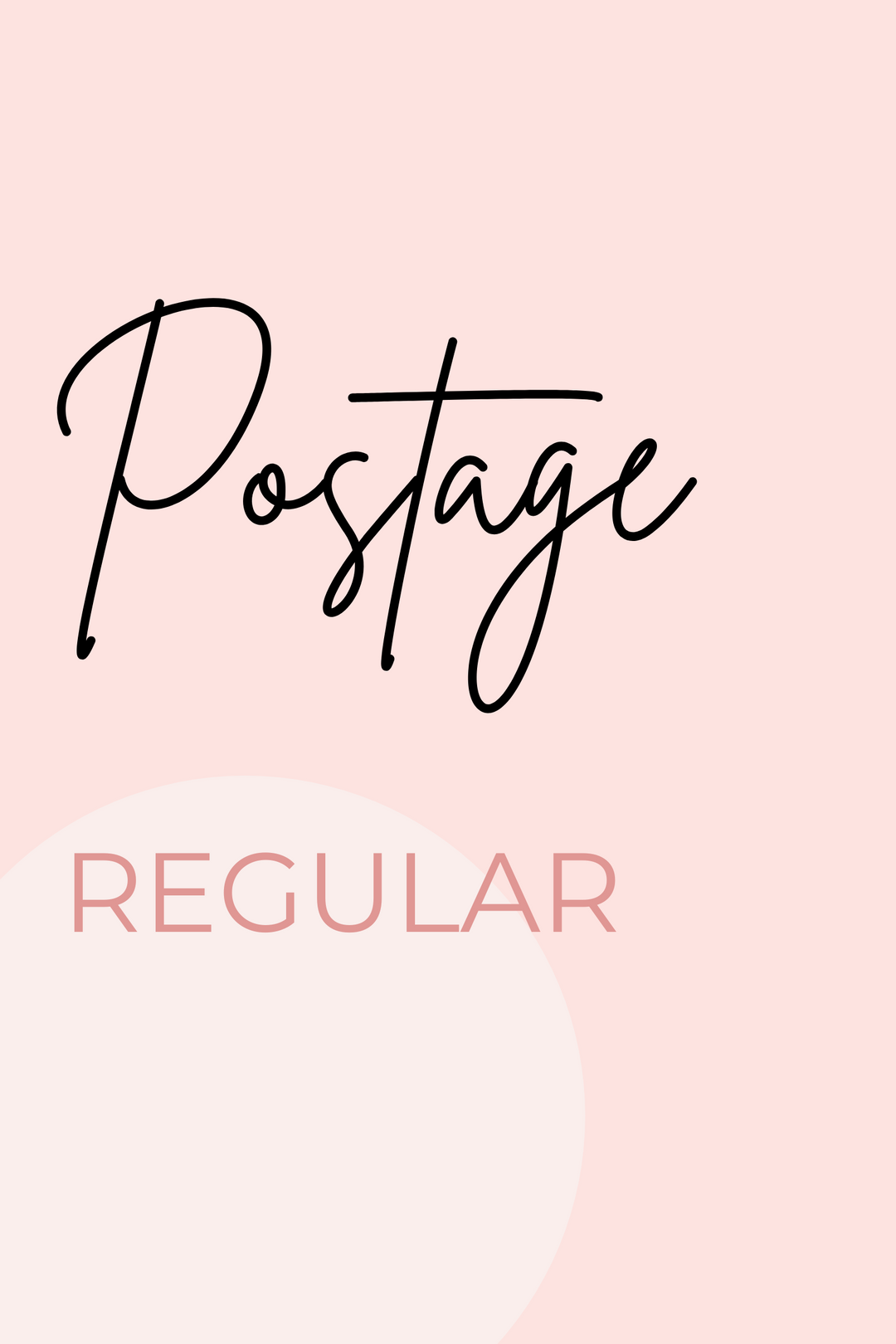 Regular Postage