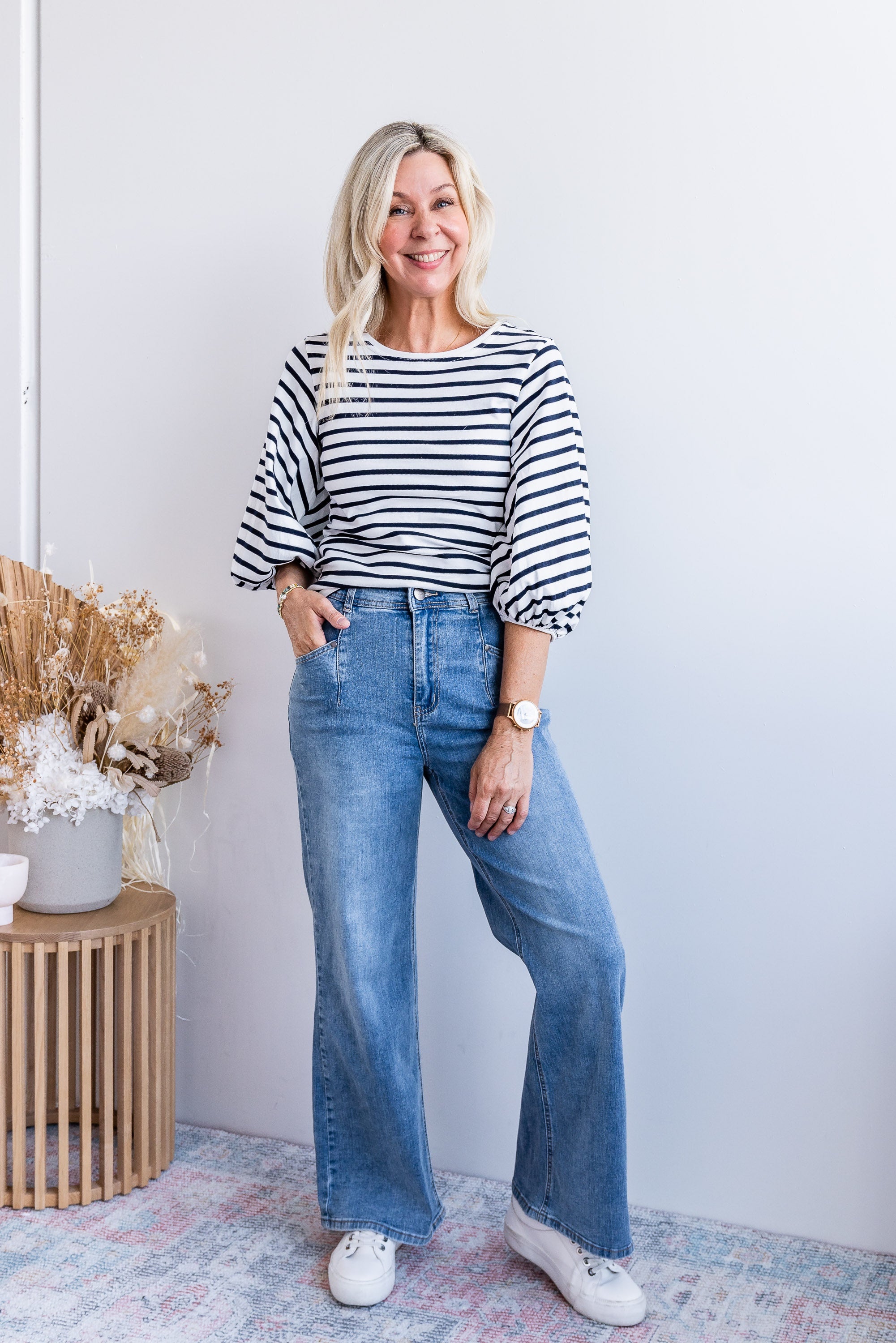 3 Ways in our Billie Wide Leg Jean – Mabel and Woods