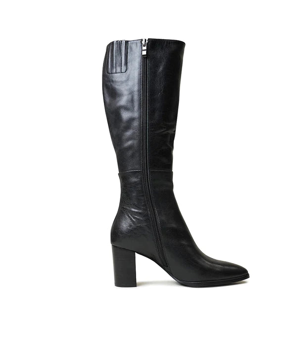 Allouta Knee High Boot - Black