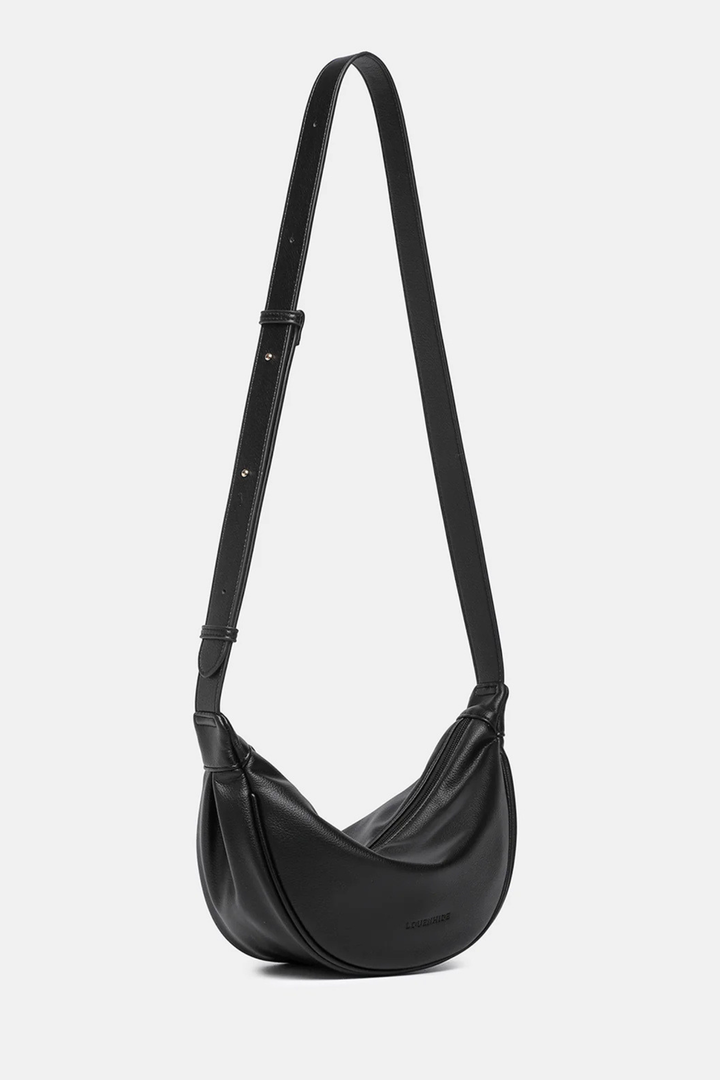 Sylvia PU Crossbody Bag - Black