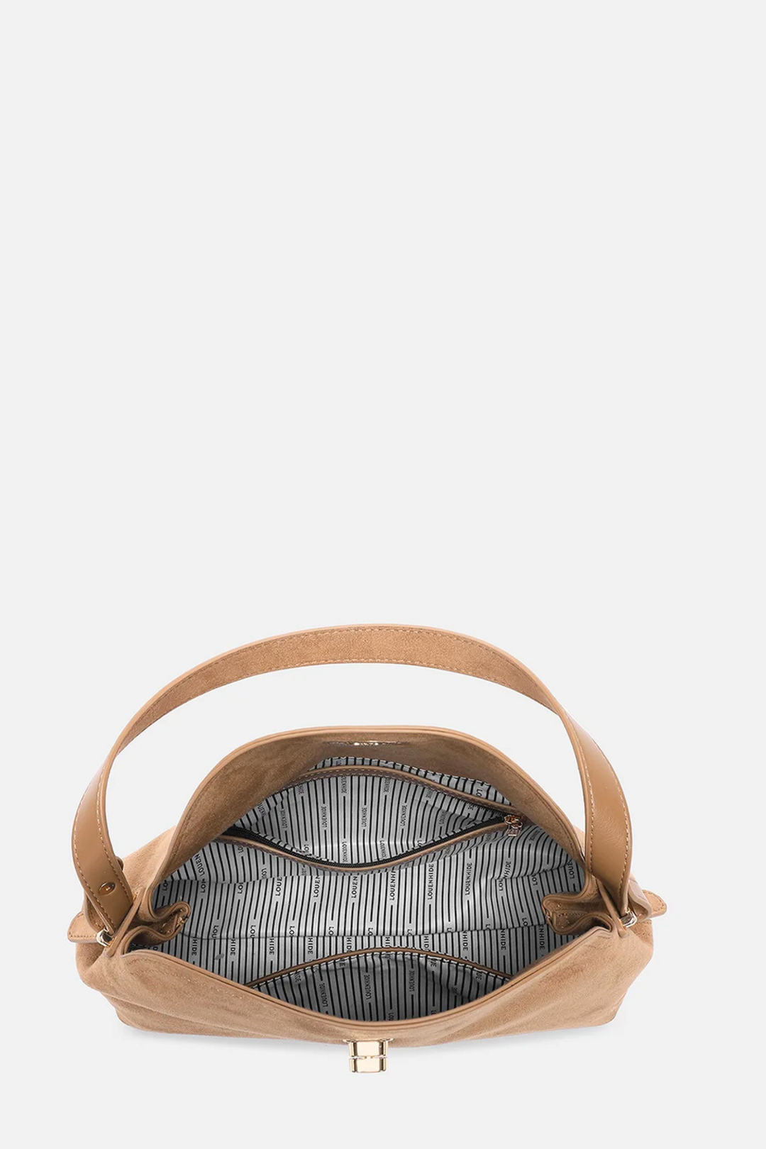 Nicole Suedette Handbag - Honey