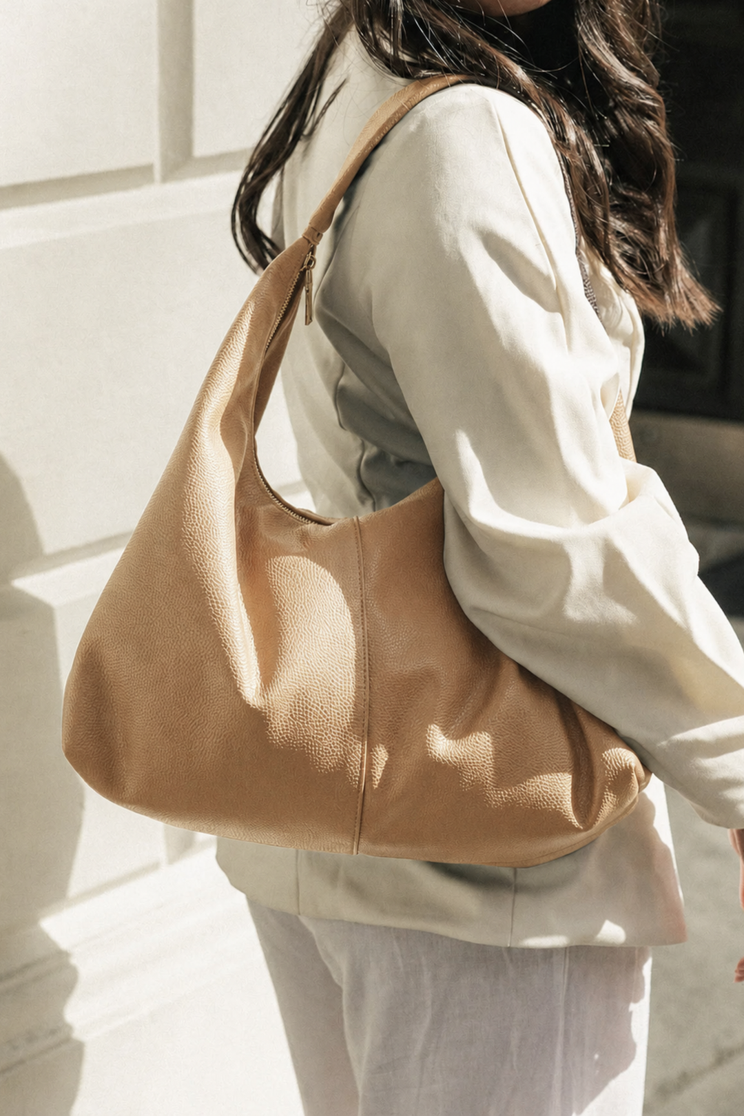 Valentina Slouch Bag - Camel