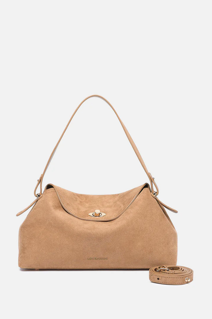 Nicole Suedette Handbag - Honey