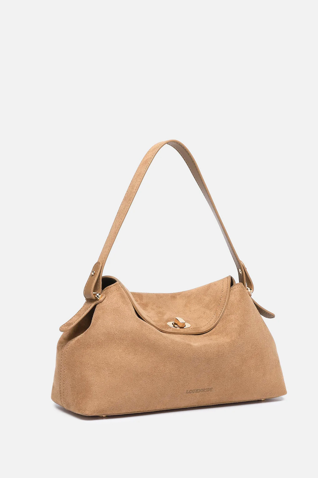Nicole Suedette Handbag - Honey