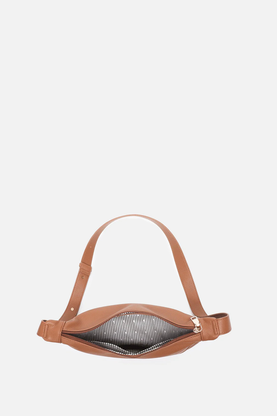Sylvia PU Crossbody Bag - Toffee