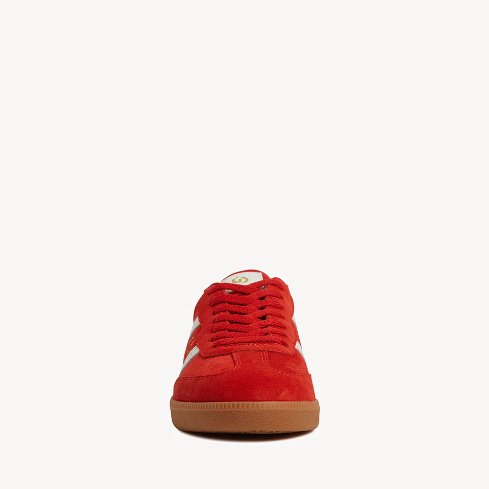 Parallel Suede Sneaker - Red / White