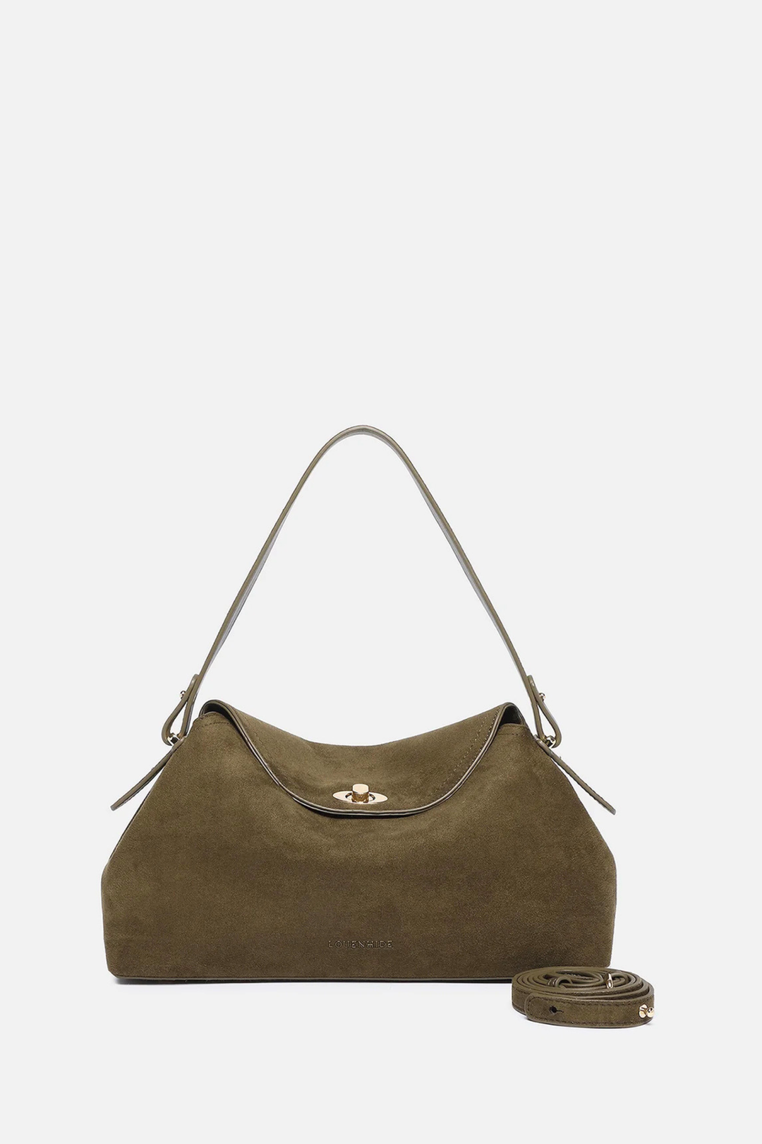 Nicole Suedette Handbag - Olive