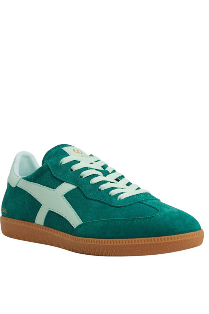 Crossroads Suede Sneaker - Green/Mint