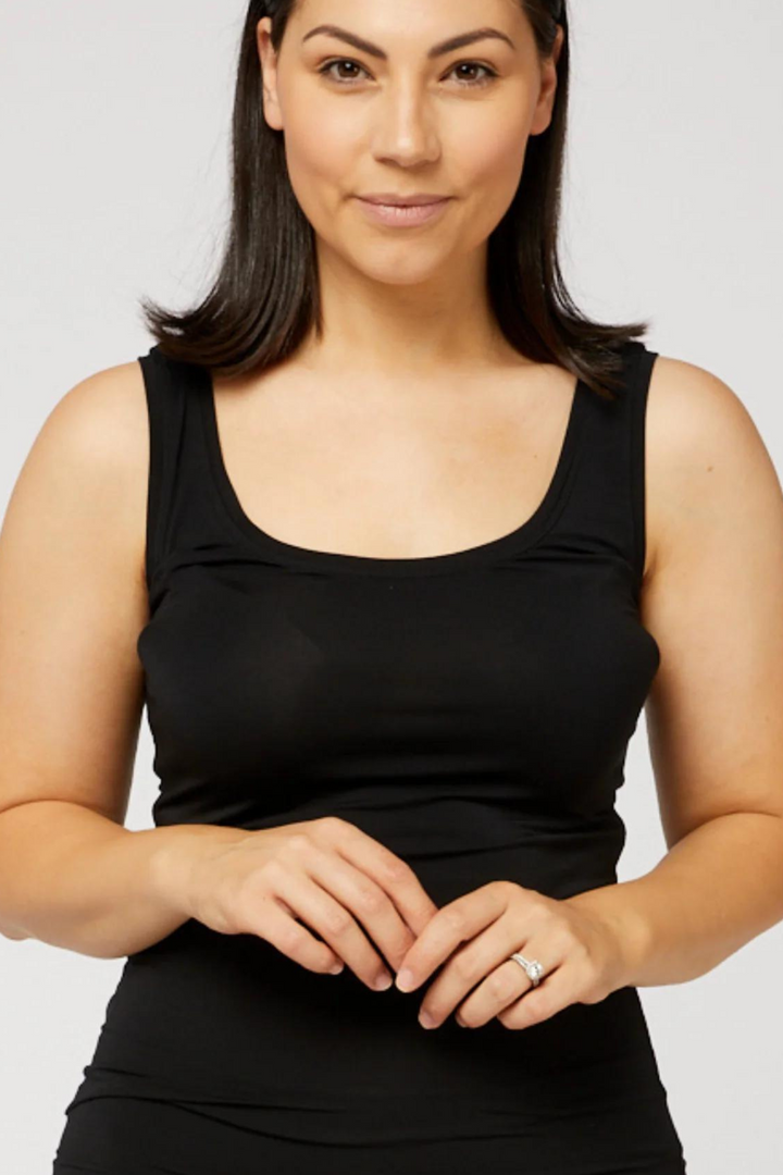 Tani Scoop Tank - Black