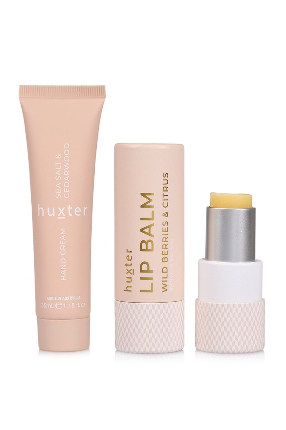 Lip and Hand Cream Duo - Sea Salt & Cedarwood - Mabel and Woods