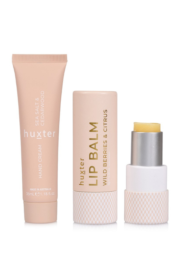 Lip and Hand Cream Duo - Sea Salt & Cedarwood - Mabel and Woods