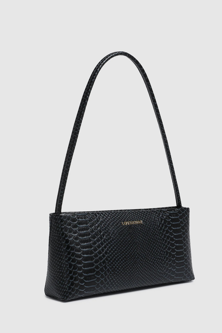 Lara Bag - Black Croc