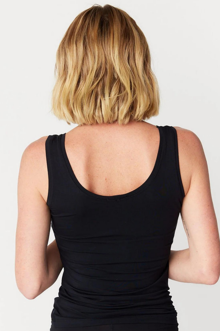 Tani Scoop Tank - Black