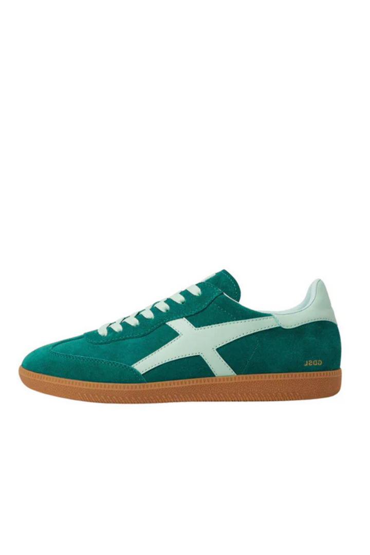 Crossroads Suede Sneaker - Green/Mint