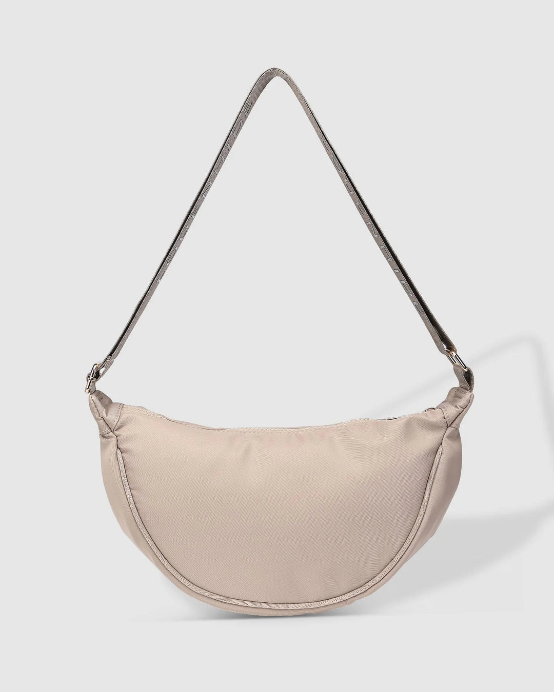 Sylvia Nylon Crossbody Bag - Beige