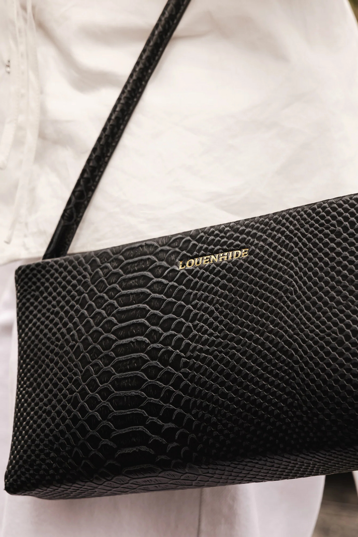 Lara Bag - Black Croc