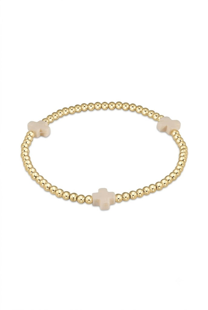 Cross Bead Bracelet