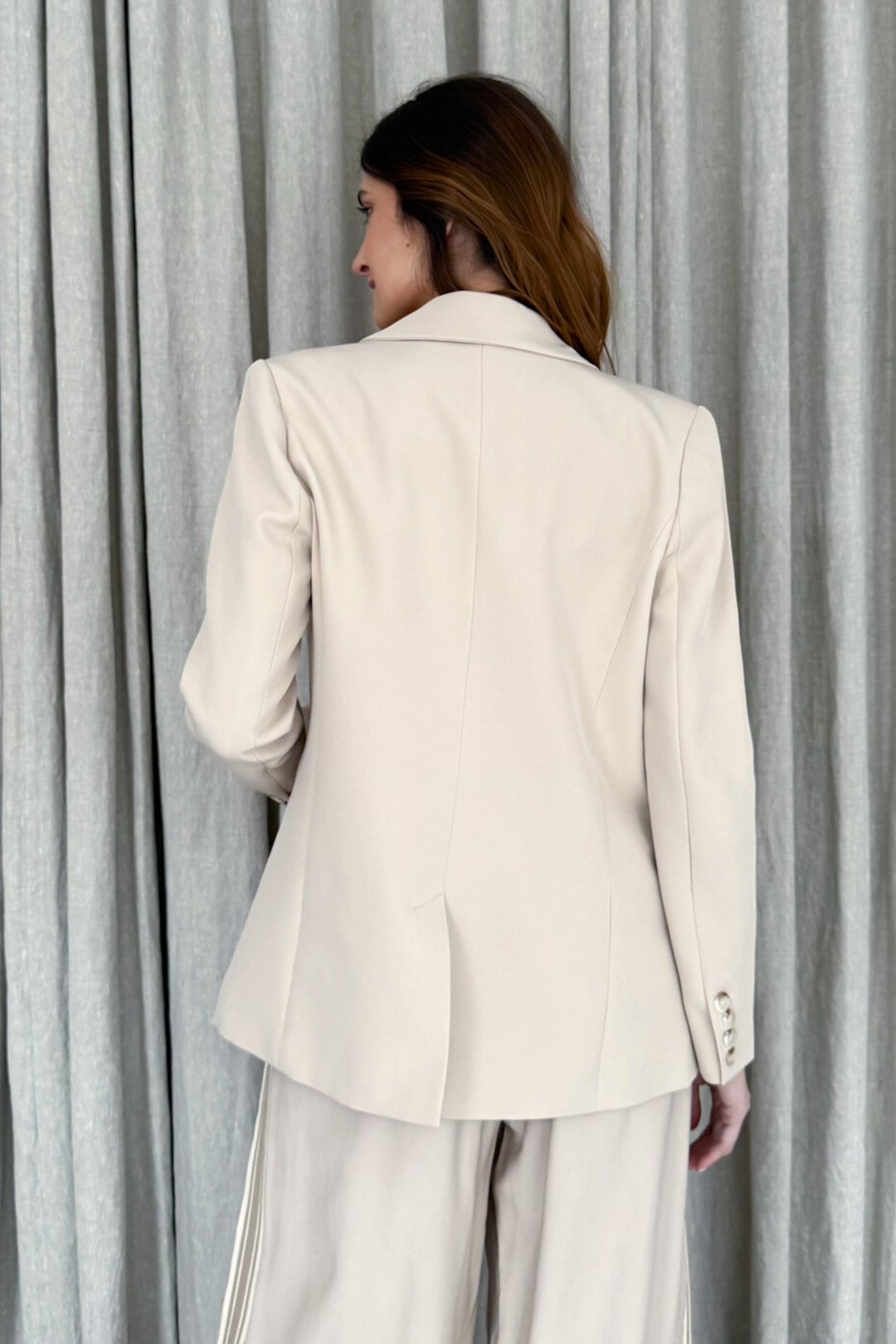 Relaxed Blazer - Sand