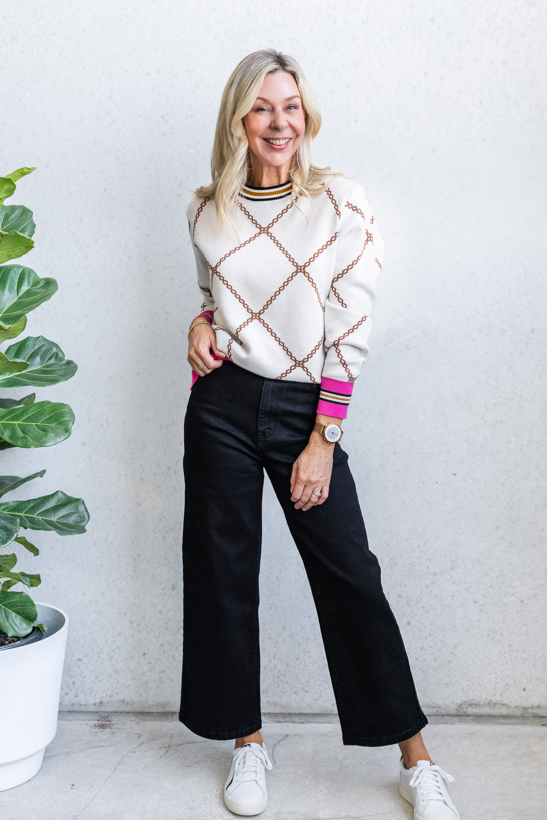 Chain Knit - Latte