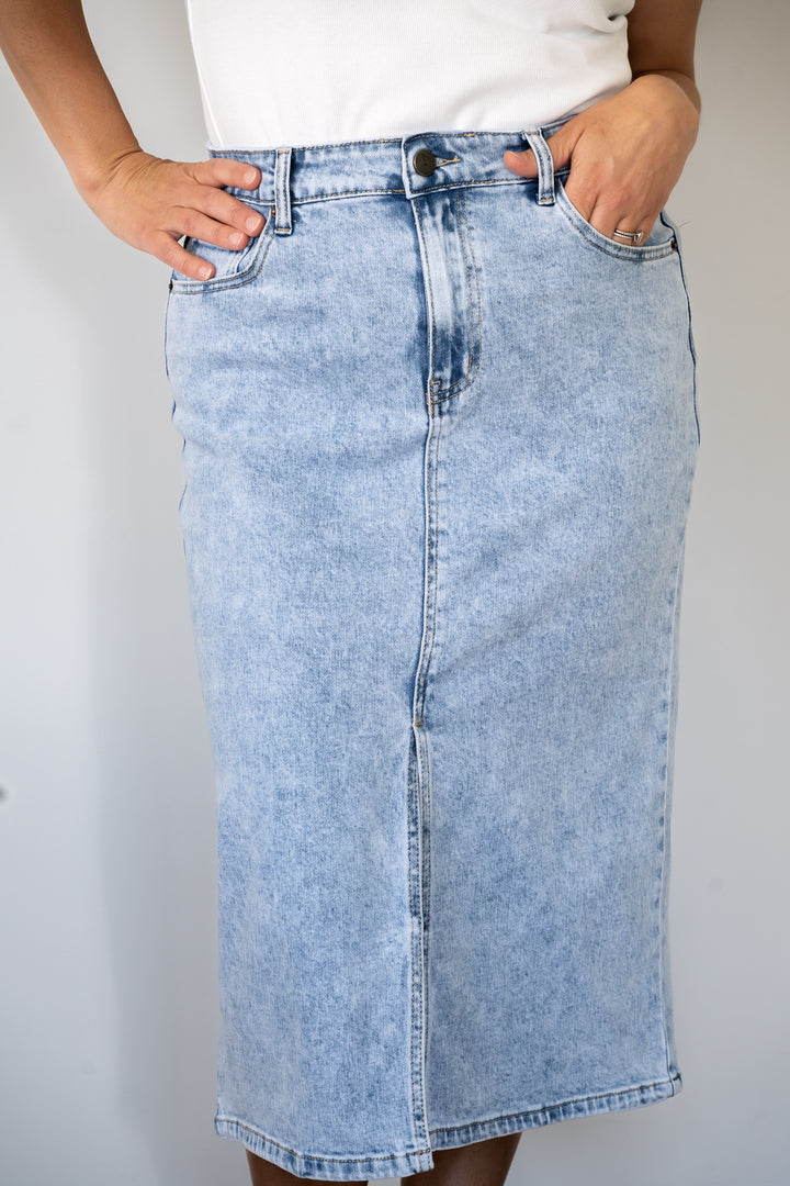 Jenson Denim Skirt - Blue