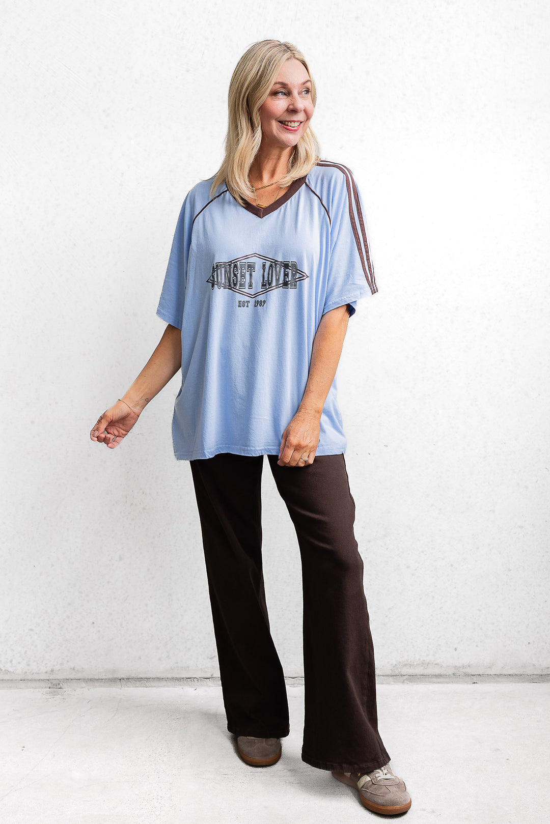 Sunset Lover Tee - Periwinkle