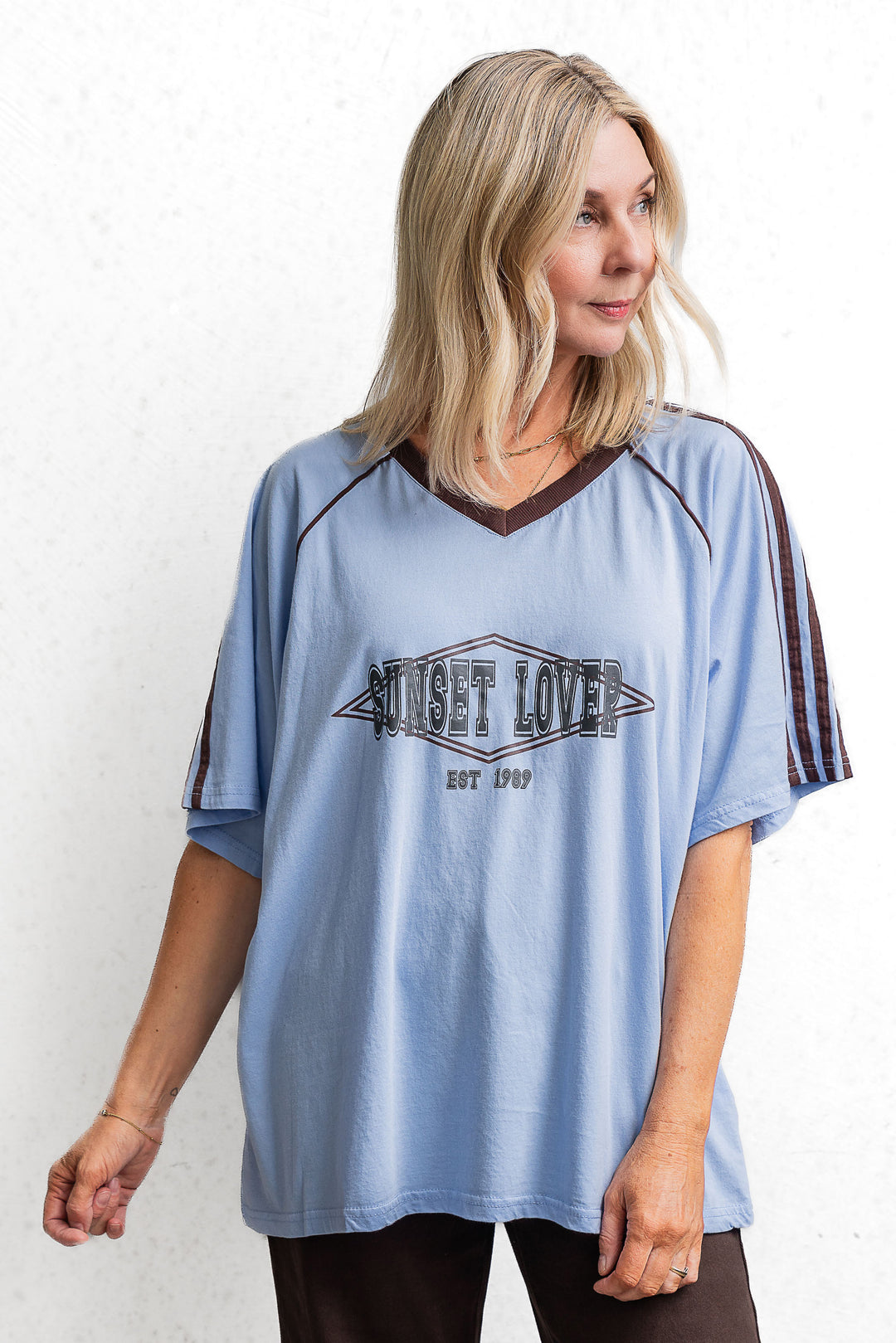 Sunset Lover Tee - Periwinkle