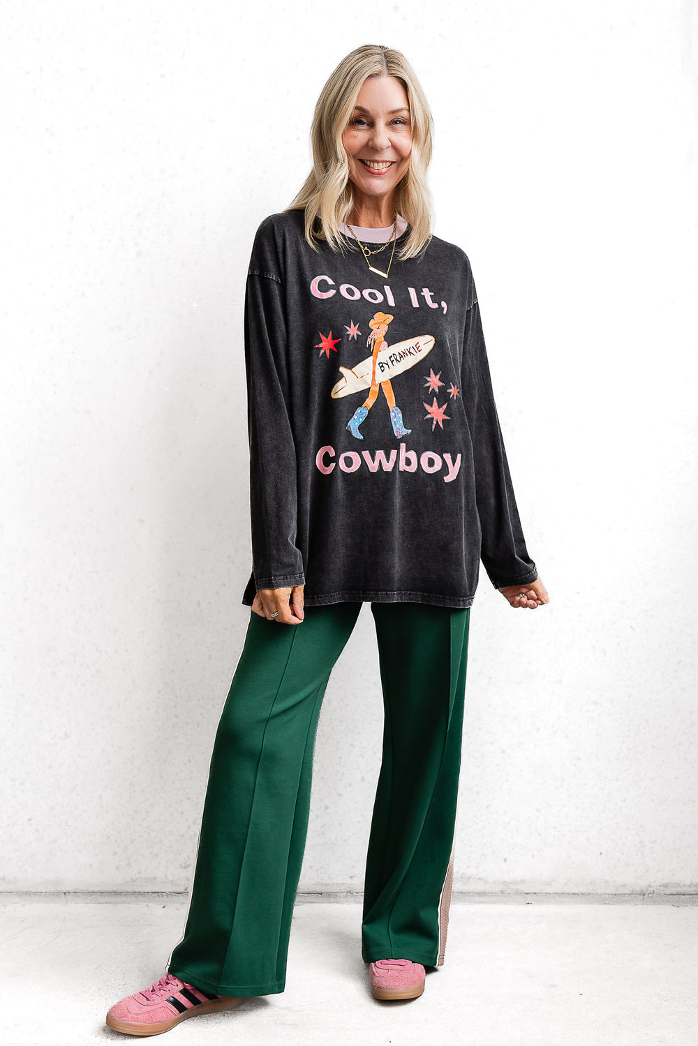Rider Pant - Green - Mabel and Woods