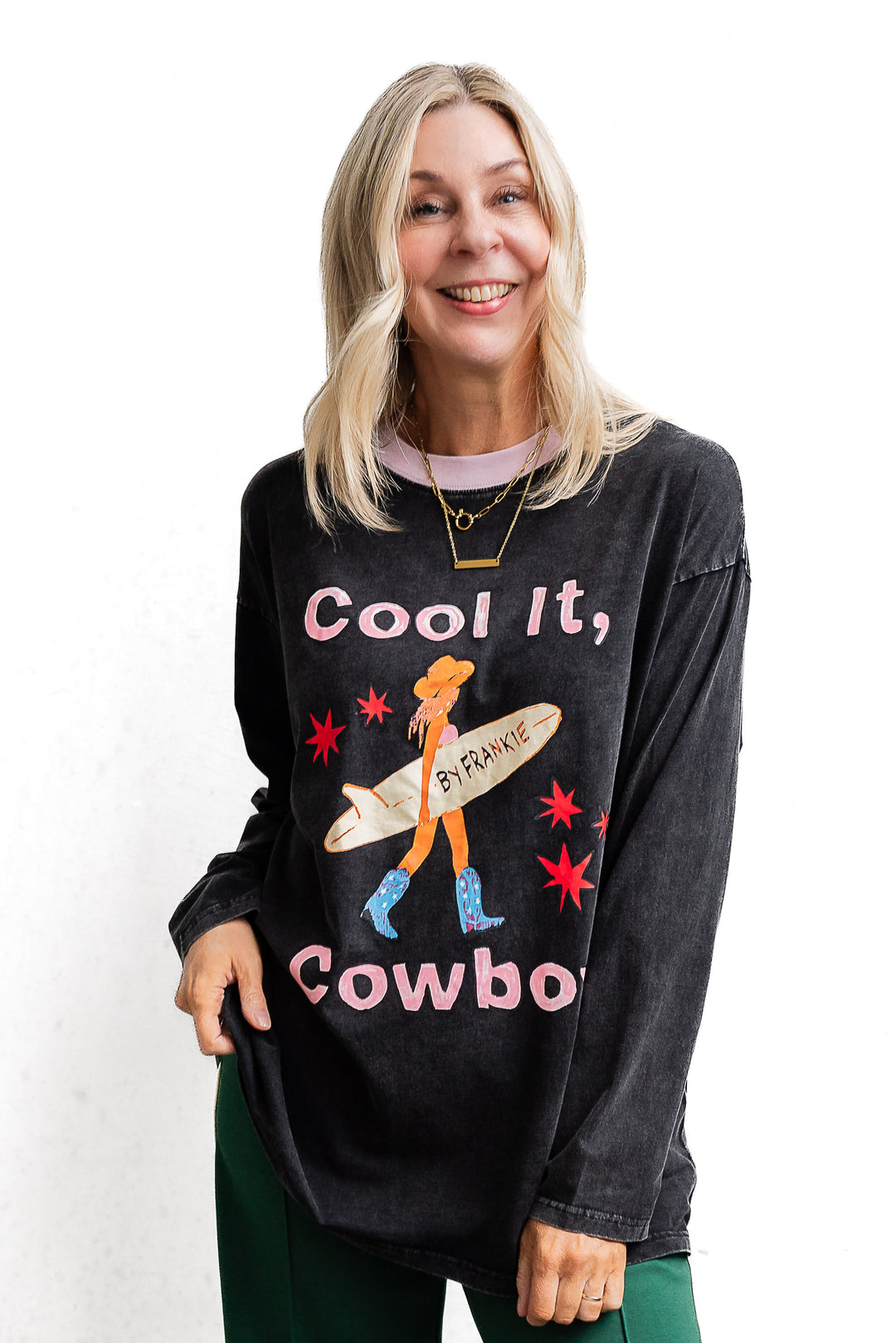 Cool It Cowboy Top - Mabel and Woods