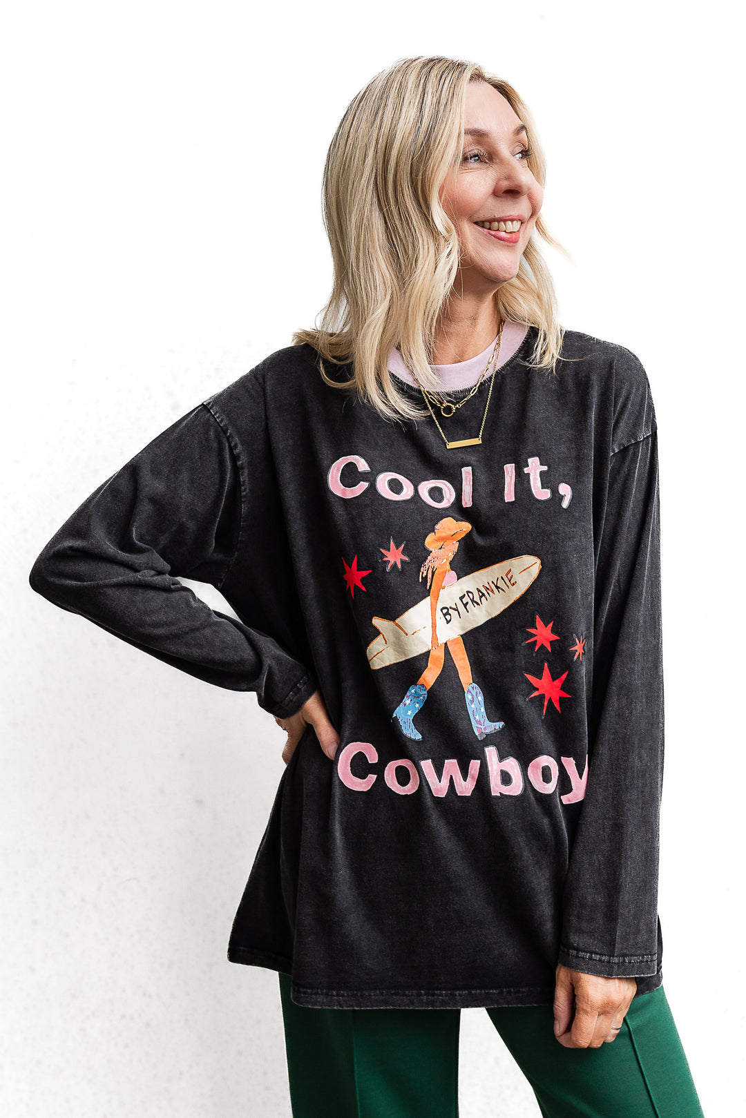 Cool It Cowboy Top - Mabel and Woods