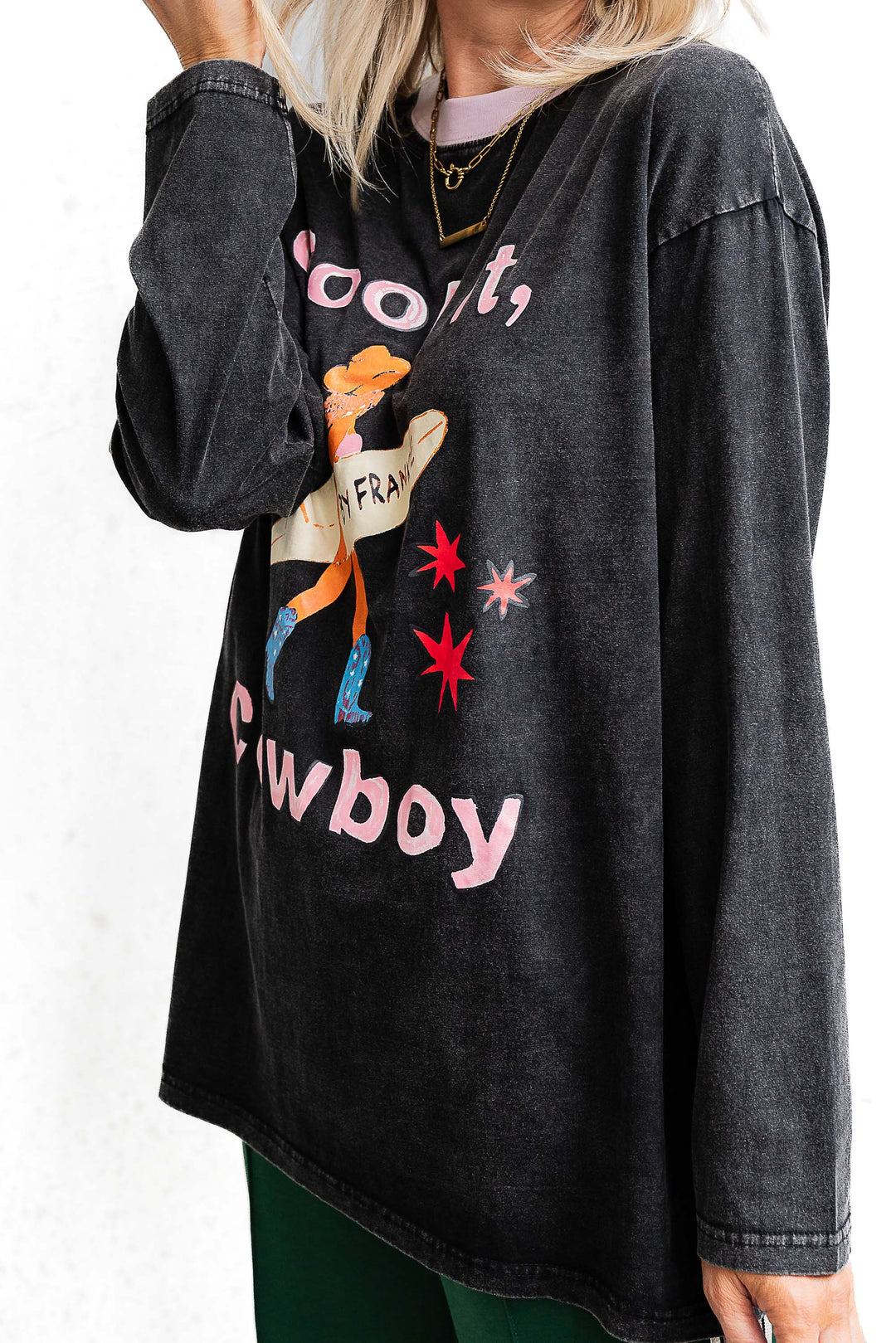 Cool It Cowboy Top - Mabel and Woods