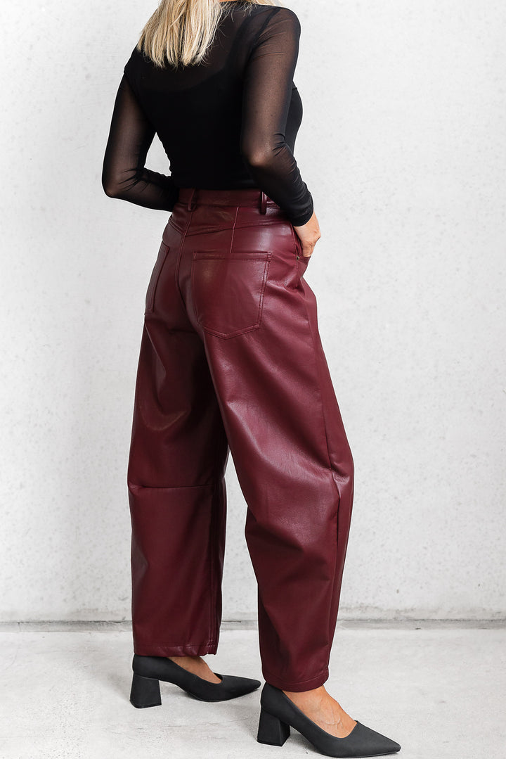 Bordeaux Barrel Pant