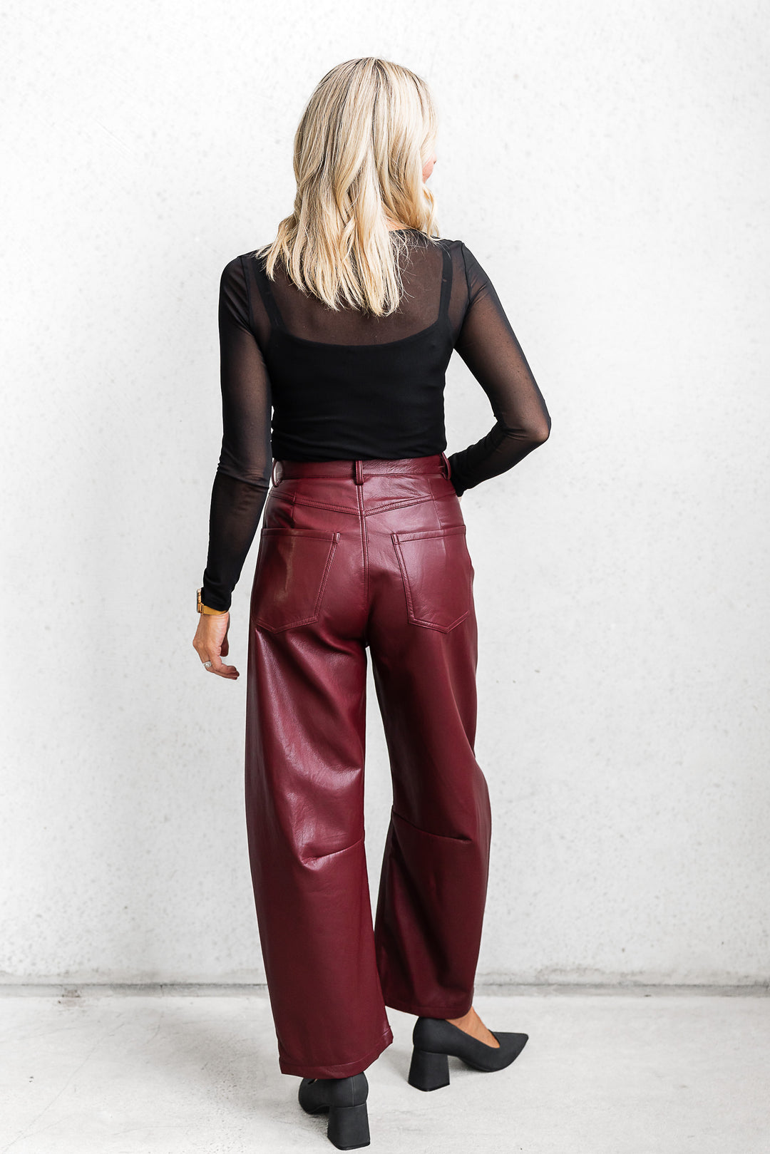 Bordeaux Barrel Pant