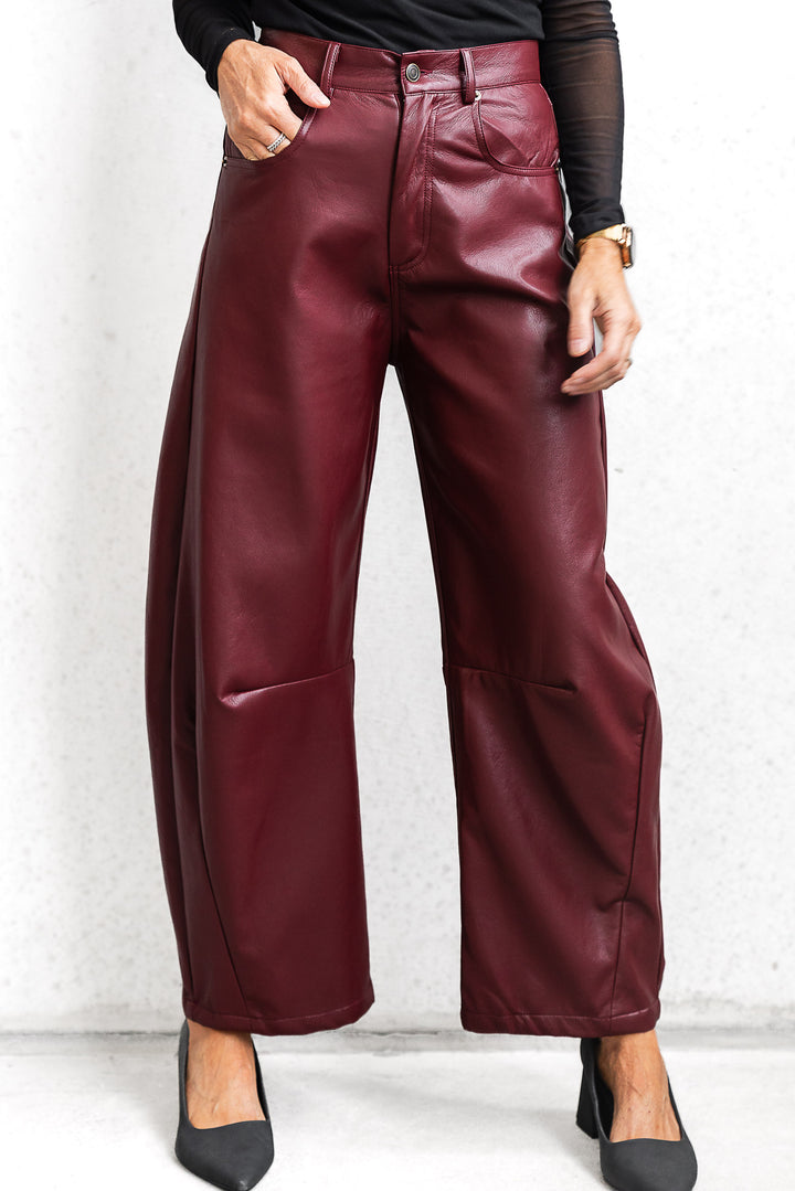 Bordeaux Barrel Pant