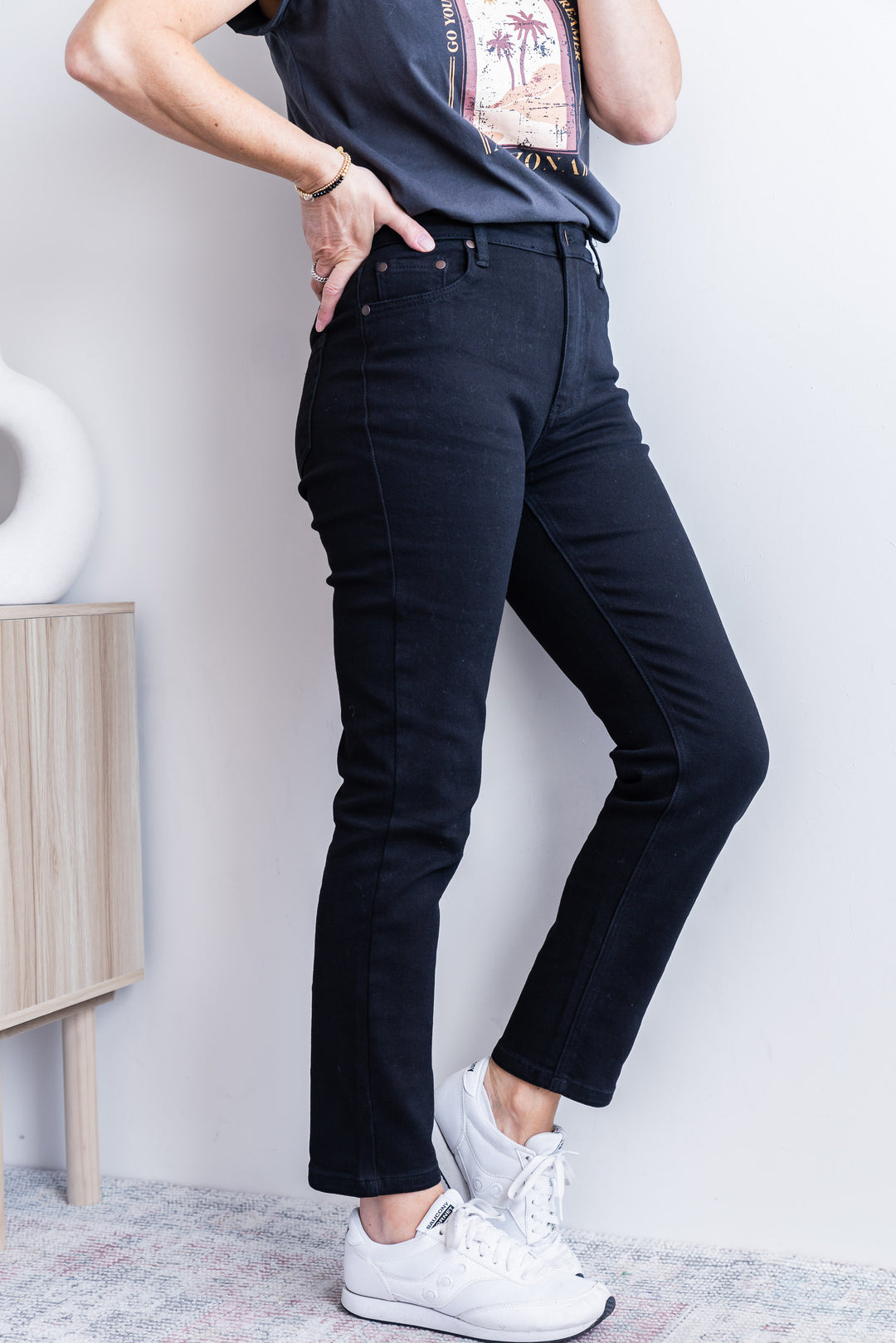 Millie Mum Jean - Black