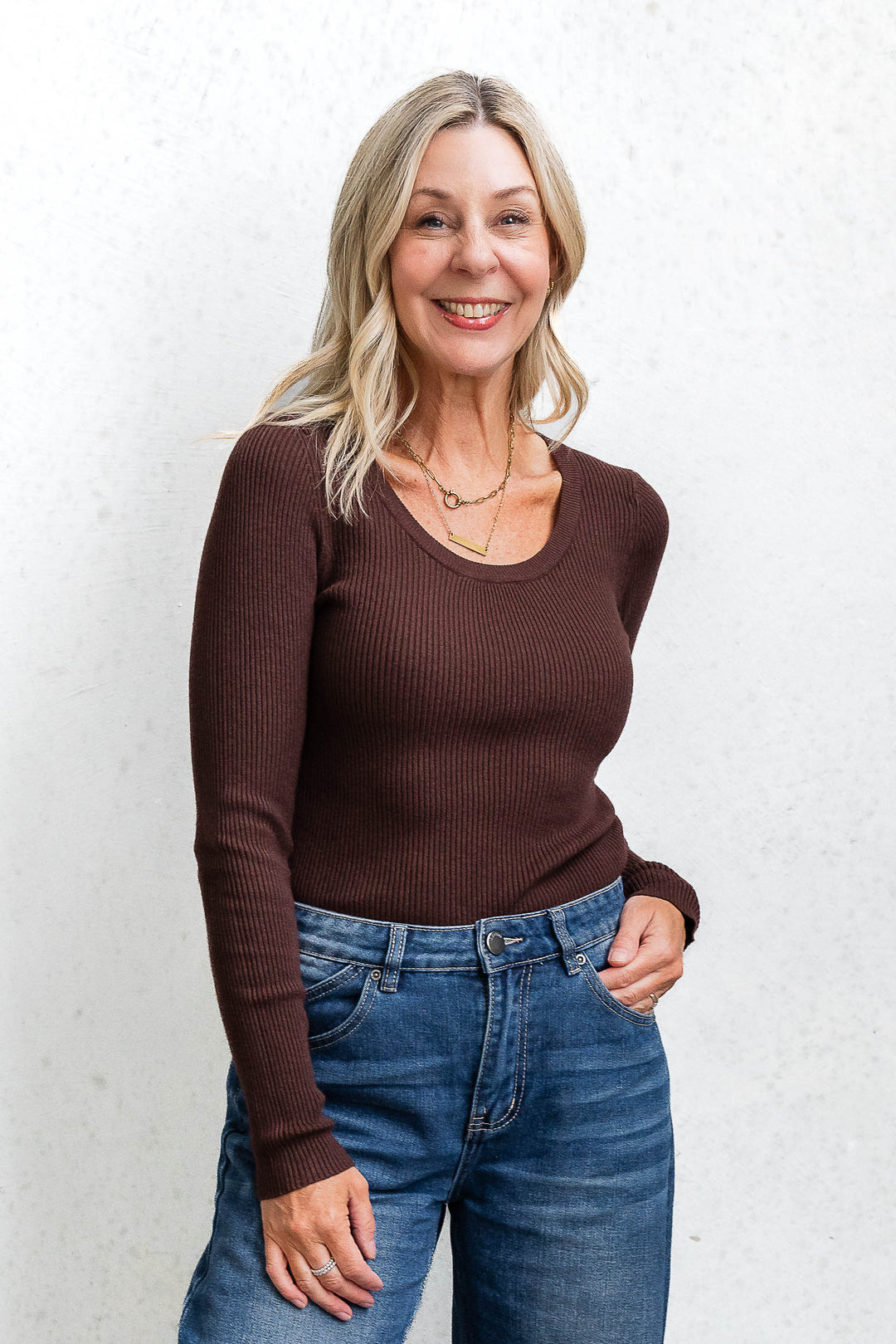 Freya Knit - Chocolate