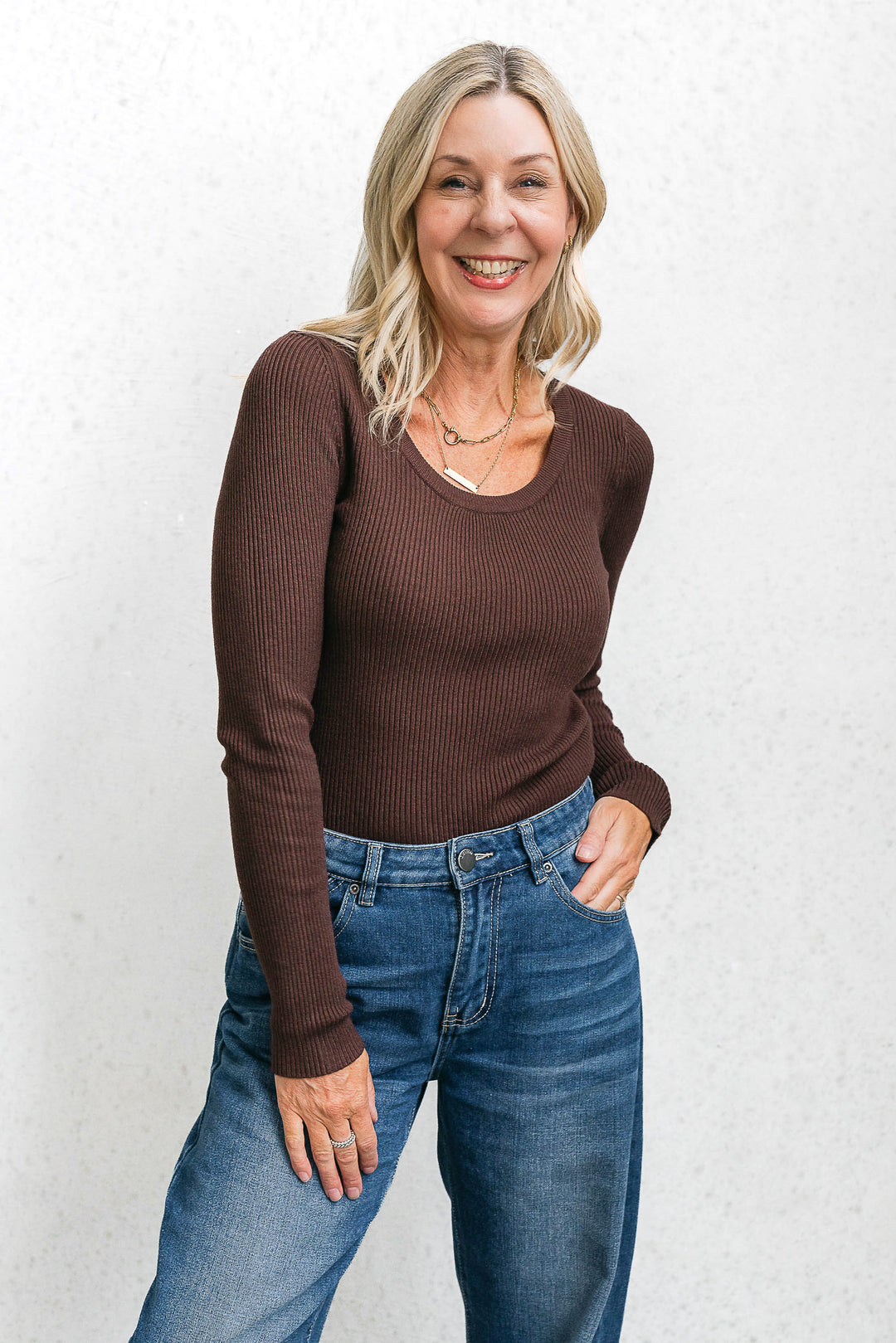 Freya Knit - Chocolate