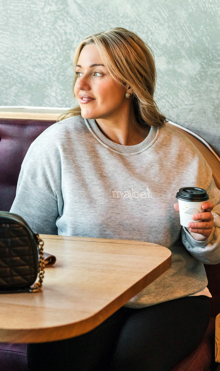 The Mabel Sweatshirt - Grey Marle