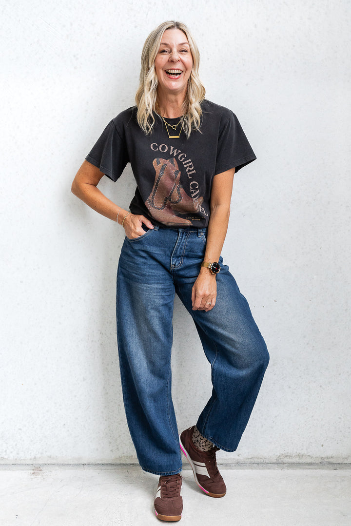 Cartel Tee - Washed Black