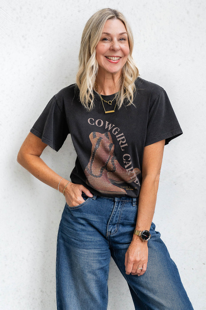 Cartel Tee - Washed Black