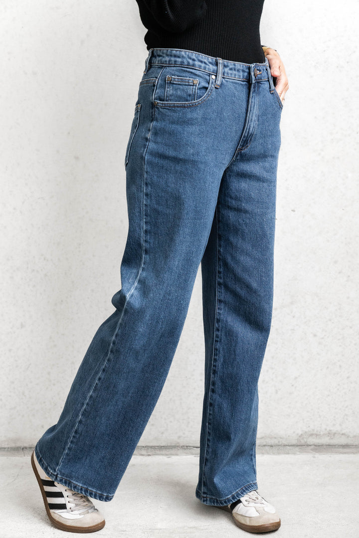 Anita Straight Leg Jean - Dark Wash