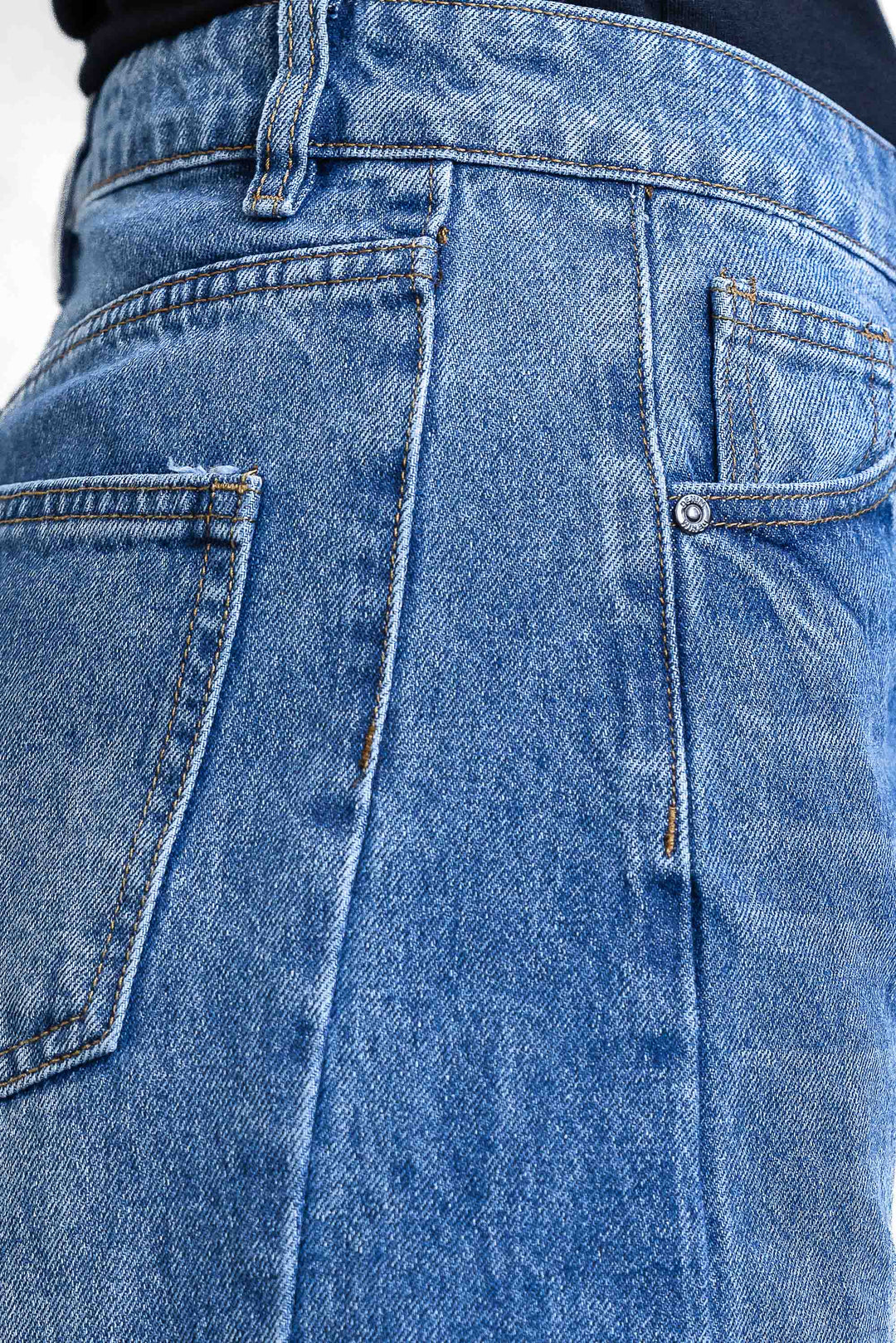 Lena Boyfriend Jean - Mid Blue