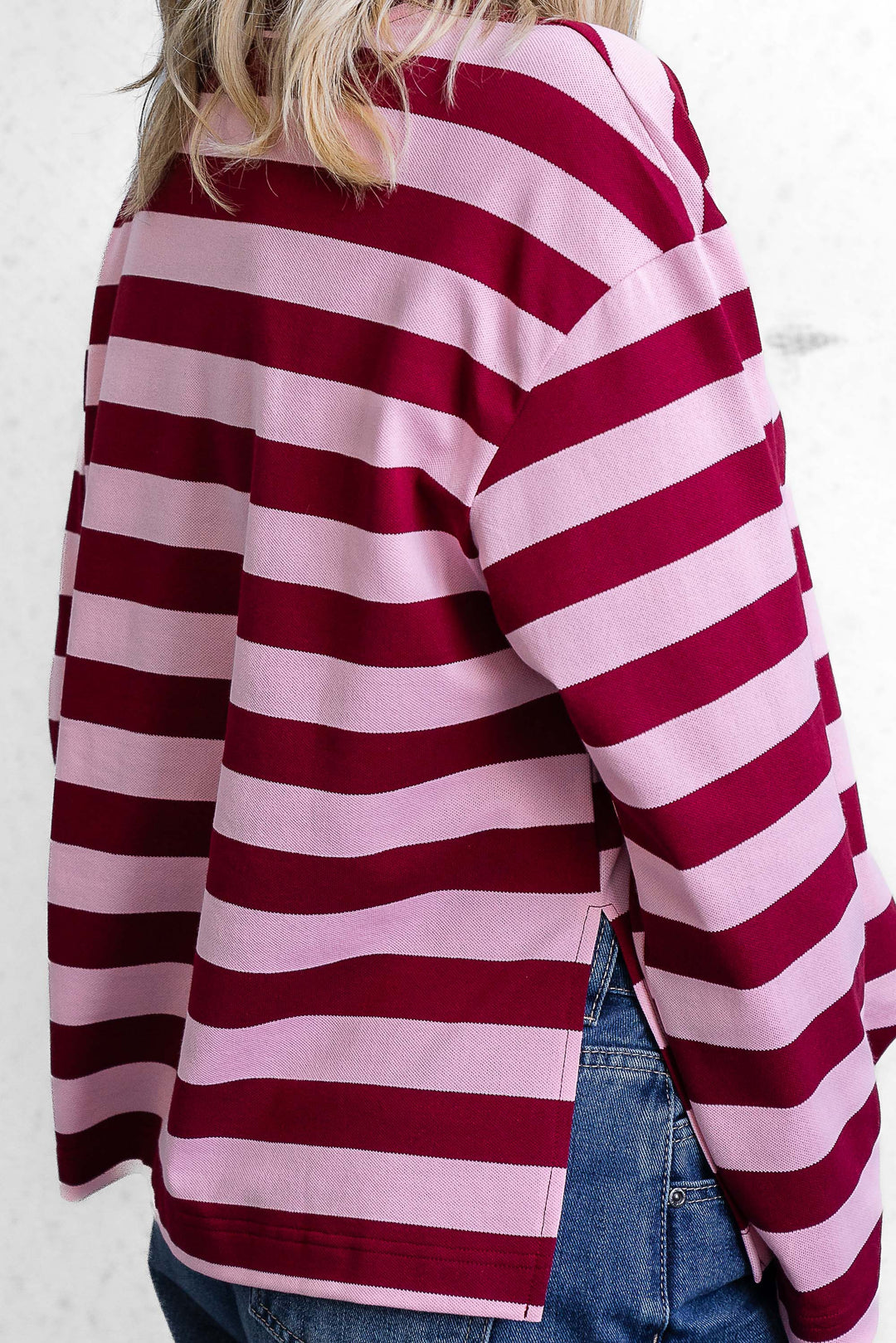 Jax Stripe Top - Pink
