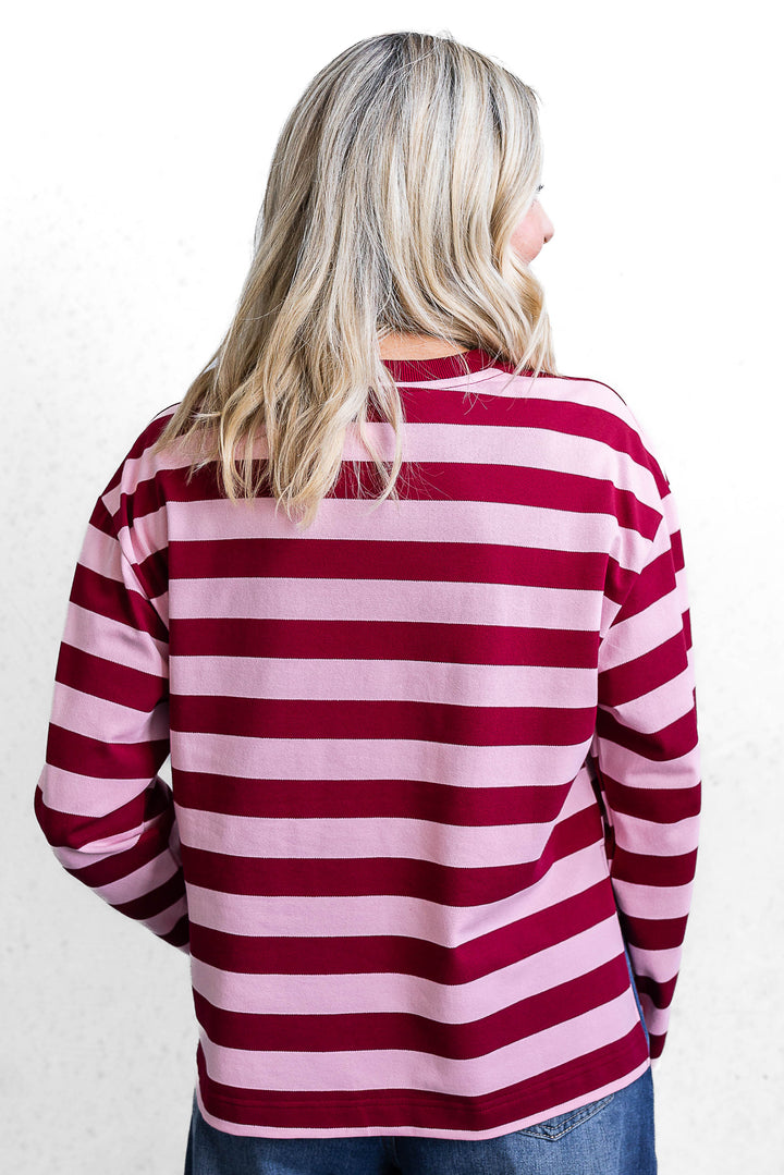 Jax Stripe Top - Pink