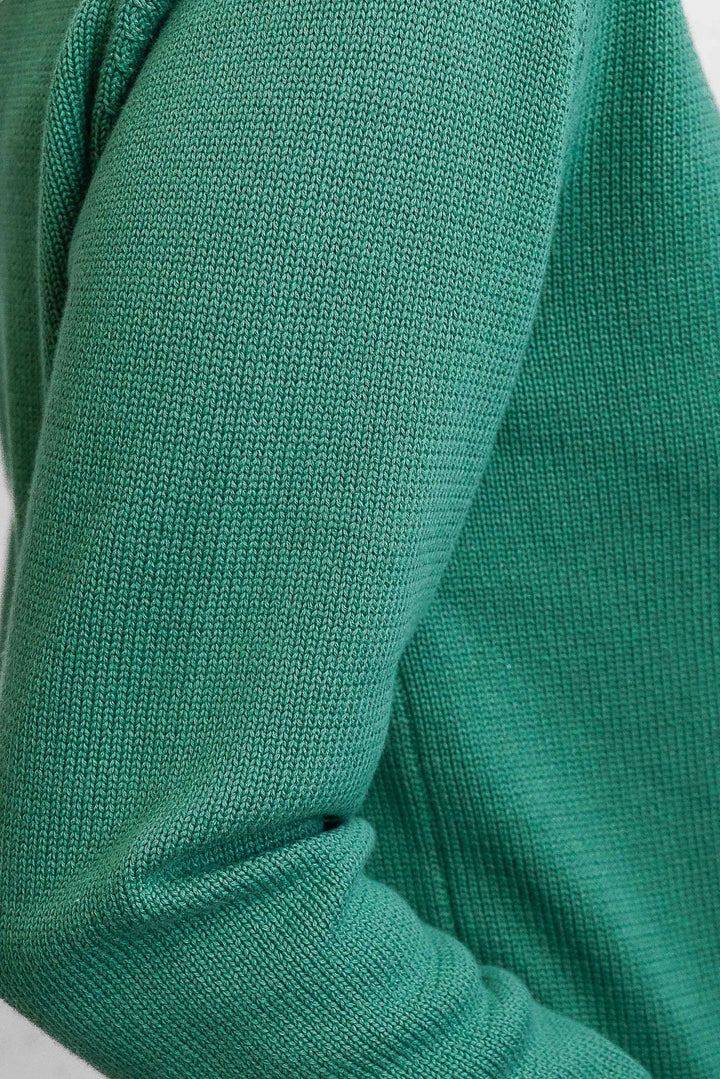 Button Cardi Top - Green