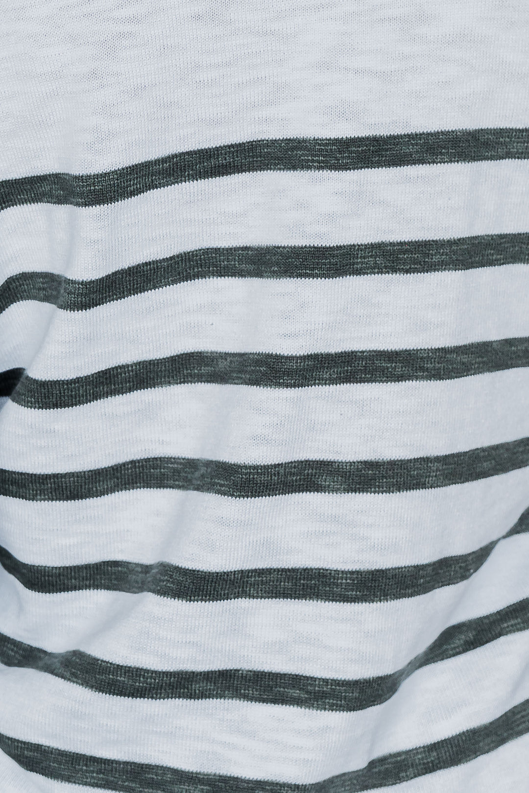 Weekender Stripe Top - White